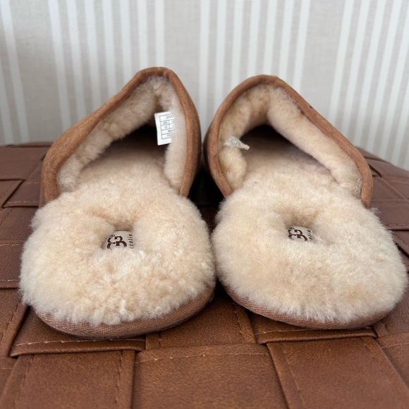 UGG Men's Scuff Suede Slippers Chestnut Size 12 - Picture 7 of 12